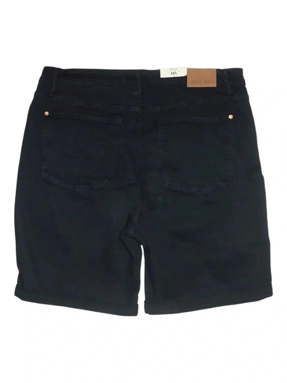 Judy Blue 3XL High Waist Bermuda Shorts Black Stretch Denim NWT Plus